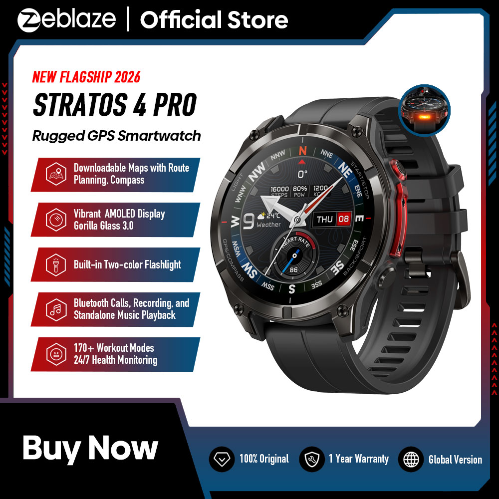 New Zeblaze Stratos 4 PRO AMOL - Table Tennis World recension och pris