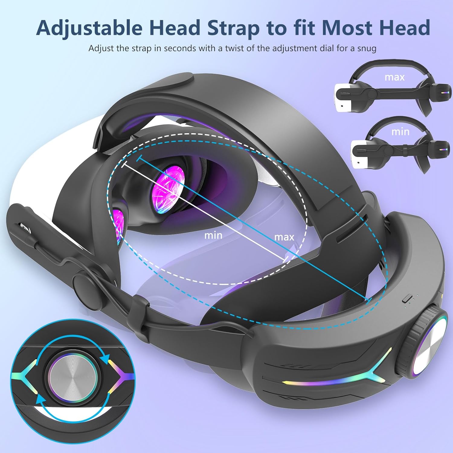 Head Strap 12000mAh for Meta Q - Table Tennis Vr recension och pris