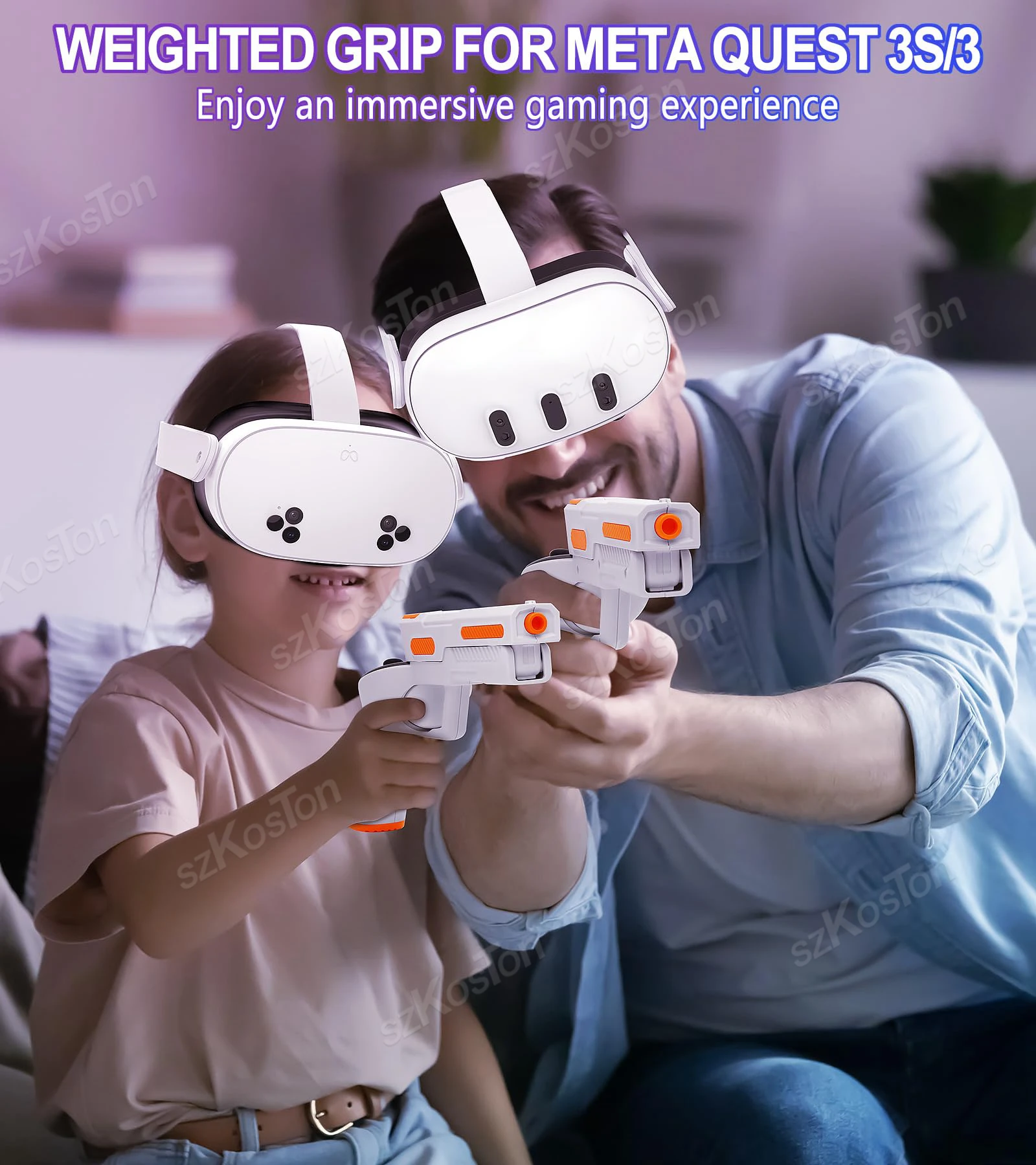 VR Gun Stock Grips for Meta Qu - Table Tennis Vr recension och pris