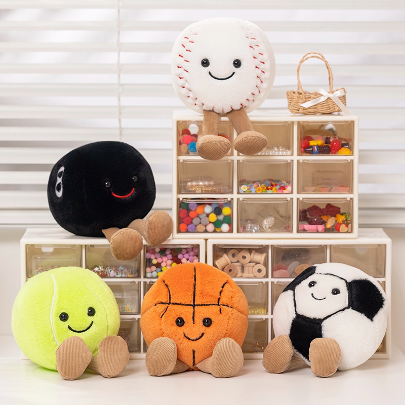 14CM Smiling Ball Plush Doll S - Table Tennis Movie recension och pris